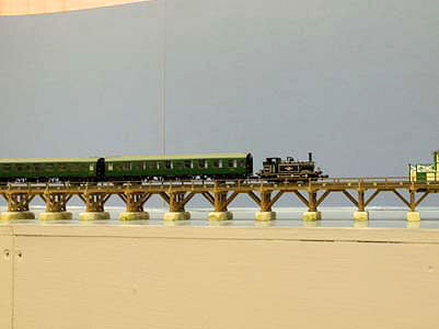 N Gauge Model of Langston Bridge Hayling Island